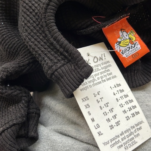 Doggie Bad Ass thermal Hoodie in black 💙🐶 - Picture 3 of 3